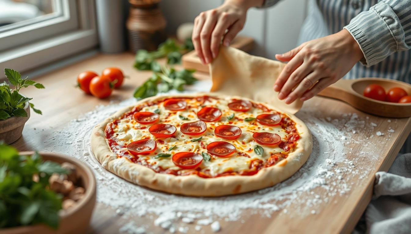 Home cook preparing ingredients in the kitchen